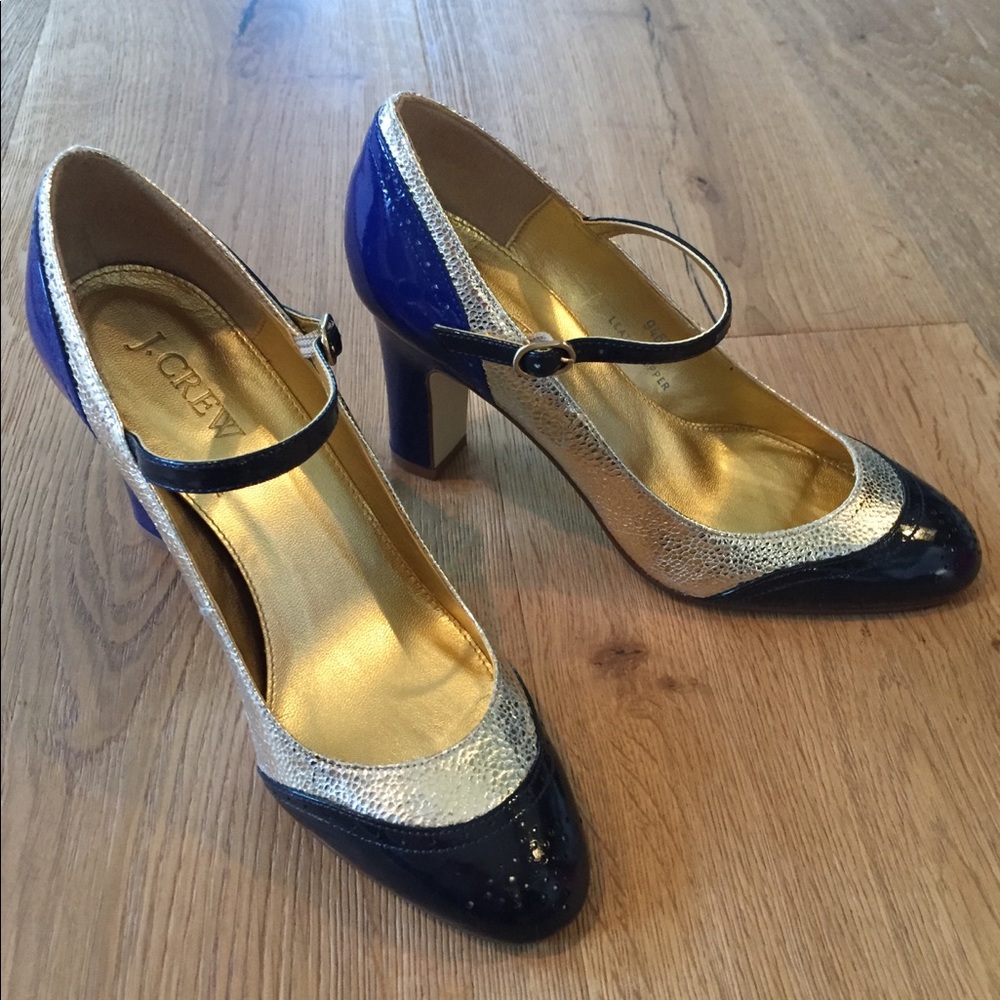 J.Crew Penelope Mary Jane Heels